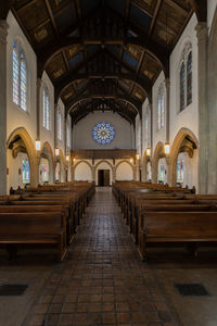 Interior of church