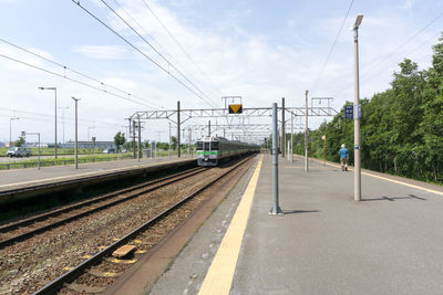 Train at minami-chitose station