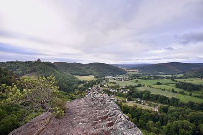 Scenic view of landscape against sky