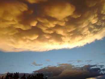 Scenic view of sky at sunset