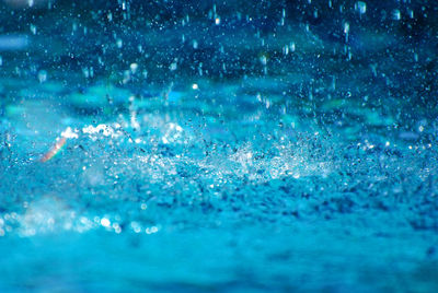 Full frame shot of water in swimming pool