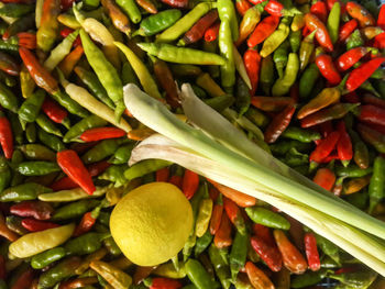 Full frame shot of vegetables