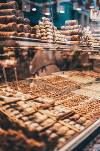 Close-up of food for sale at store