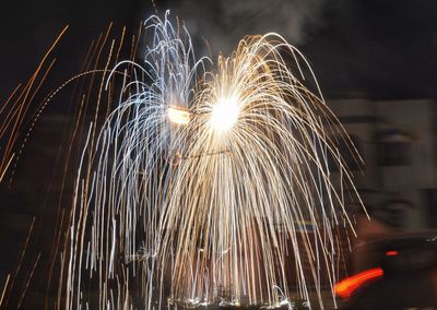 Light painting at night