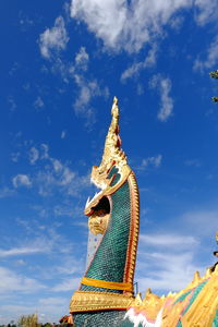 The great naga statuary in phon phisai district, nongkhai, thailand