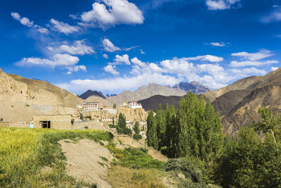 Panoramic view of landscape against sky