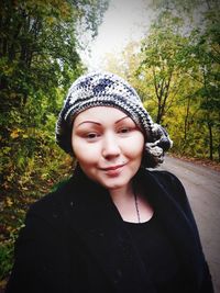 Portrait of a smiling young woman