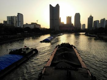 View of city at waterfront
