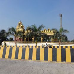 View of building against blue sky