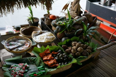 Close-up of fruits on table