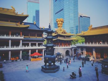 Statue in town square