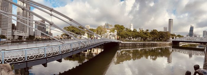 This is a singapore river and also business and economic district it also the tourism area 