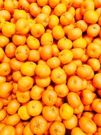 Full frame shot of oranges