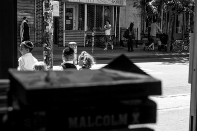 Woman standing in park