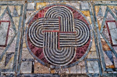 Full frame shot of patterned wall