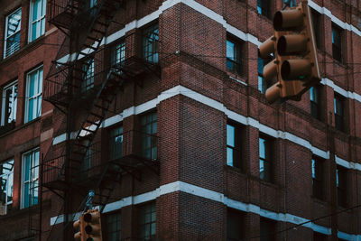 Low angle view of buildings in city