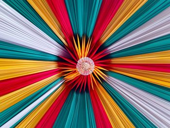 Full frame shot of colorful drinking straws