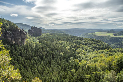 Scenic view of landscape against sky