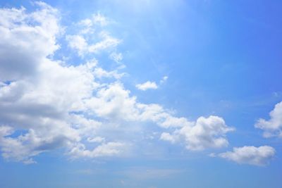 Low angle view of clouds in sky