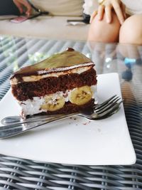 Close-up of sweet food on table