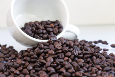 Close-up of coffee beans