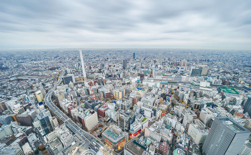 Aerial view of cityscape