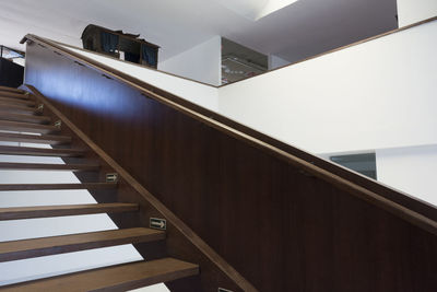 Low angle view of staircase in building