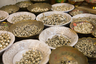 Full frame shot of food for sale at market stall