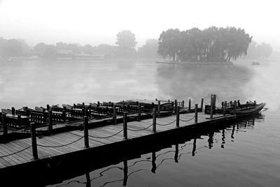 Scenic view of river against sky