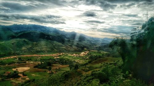 Scenic view of landscape against sky