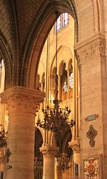 Interior of church