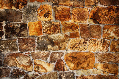 Close-up of brick wall