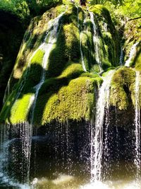 River flowing through rocks