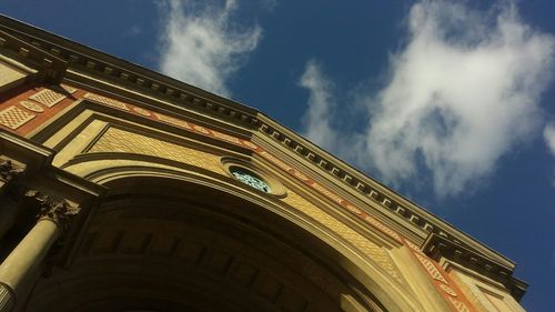 Low angle view of historical building against sky