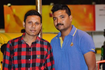 Portrait of young man