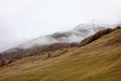 Scenic view of landscape against sky