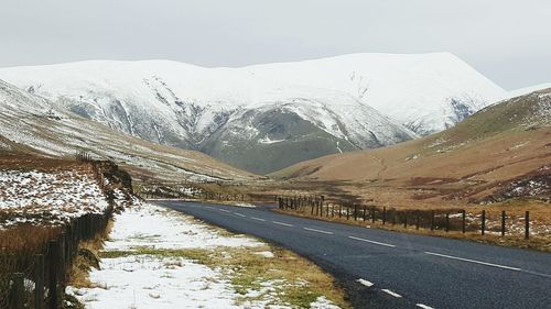 Snow covered landscape