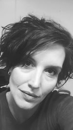 Close-up portrait of young woman