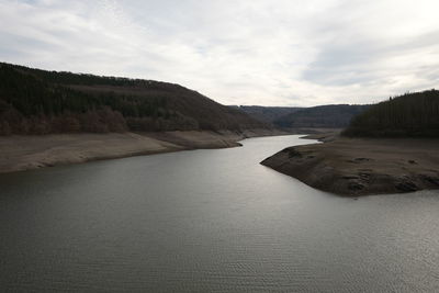 Scenic view of river against sky