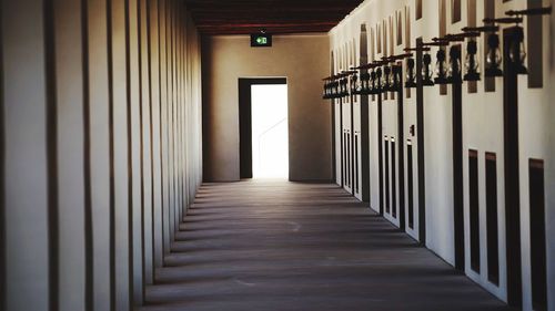 Corridor of building