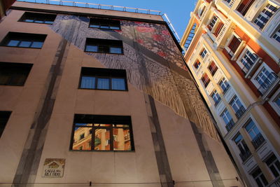 Low angle view of building against sky