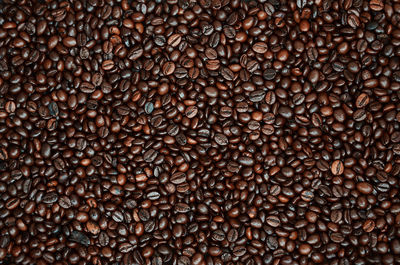 Full frame shot of coffee beans