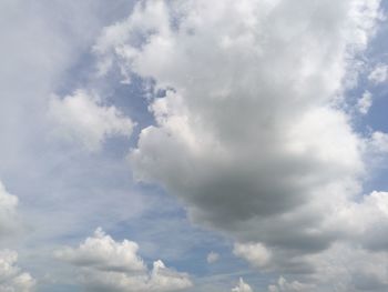 Low angle view of clouds in sky