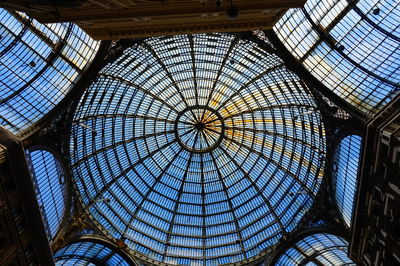 Low angle view of skylight