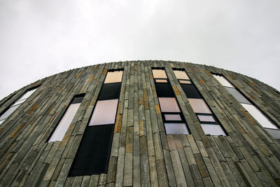 Low angle view of building against sky