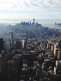 Aerial view of buildings in city