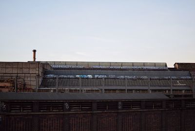 Low angle view of building against sky