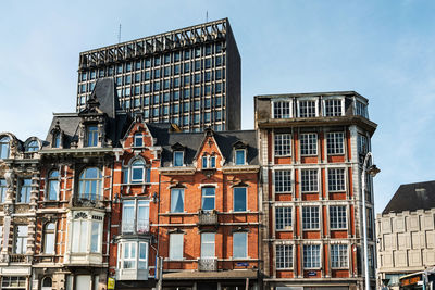 Low angle view of building against sky