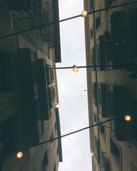 Low angle view of buildings against sky