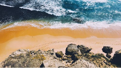 Aerial view of beach